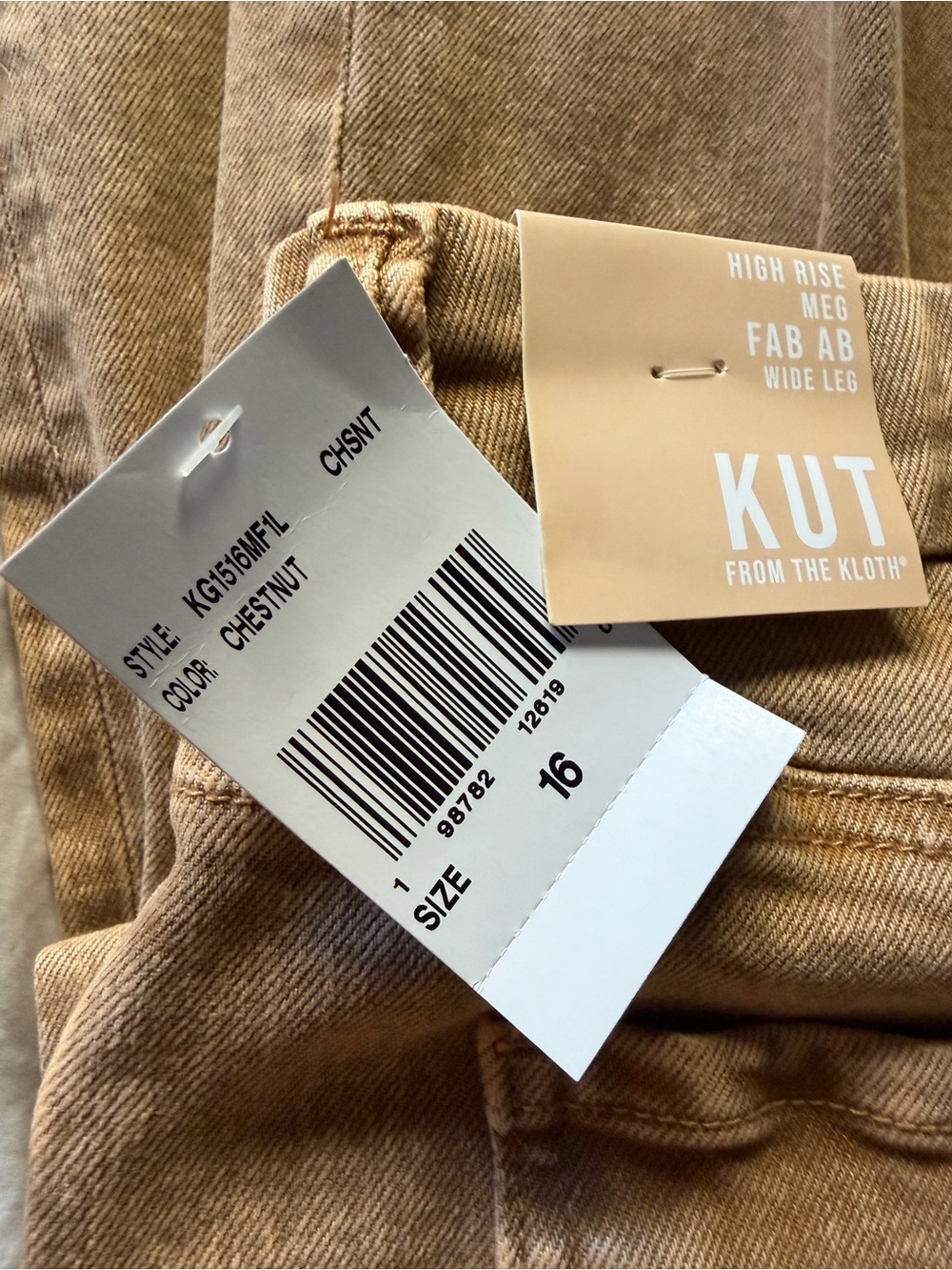 KUT from the Kloth women’s Jeans in Chestnut Brown
